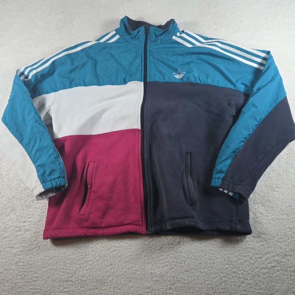 adidas Originals Asymm Full-Zip Track Jacket Men's size XL‎